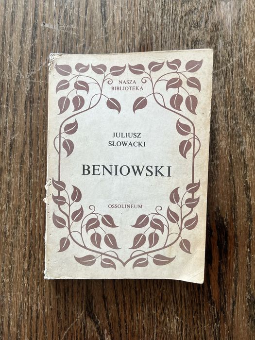 Książka pt. Bieniowski, Juliusza Słowackiego