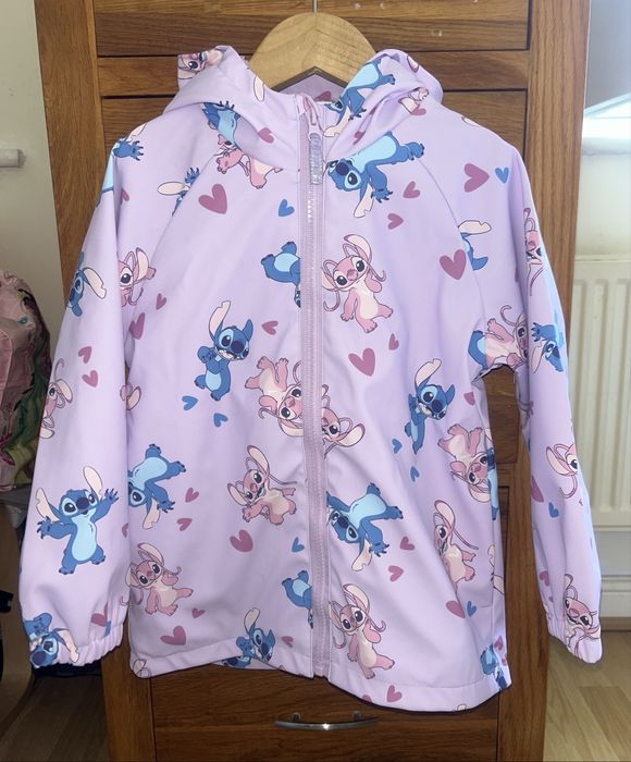 Nieprzemakalna kurtka dziewczęca Stitch