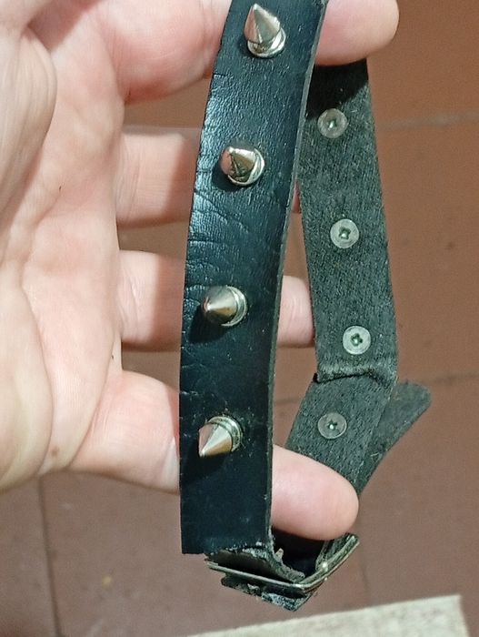 Coleira Choker Gótico Colar Gargantilha em bom estado