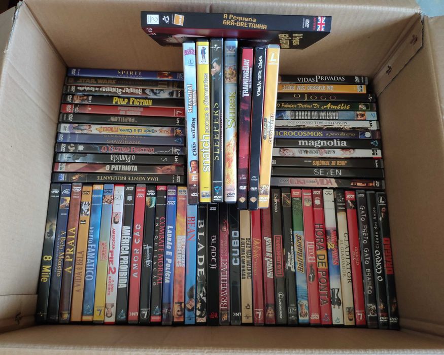 Coleção de 57 filmes DVD