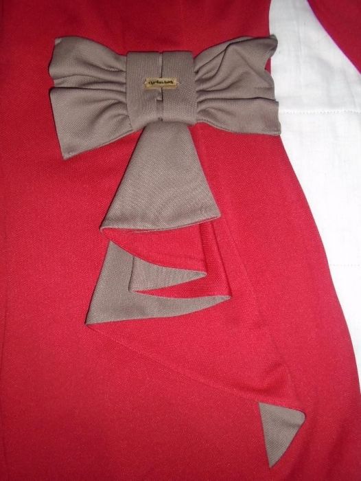 Sukienka ołówkowa czerwona S 36 XS Pretty Antall Mohito Adika