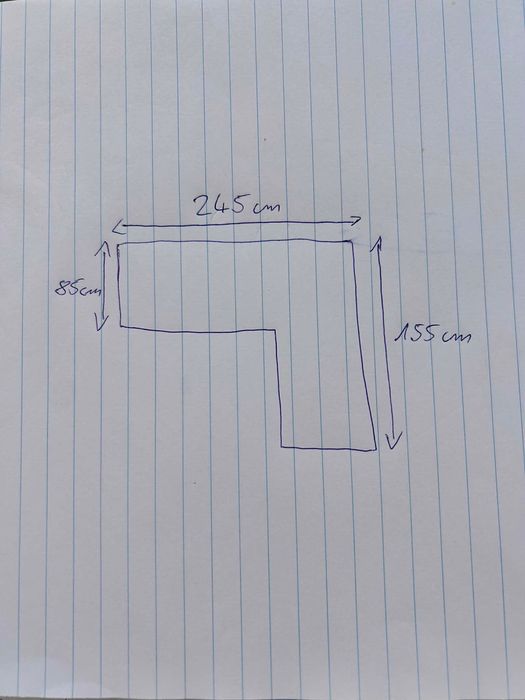 Narożnik z funkcją spania i pojemnikiem bardzo dobry stan