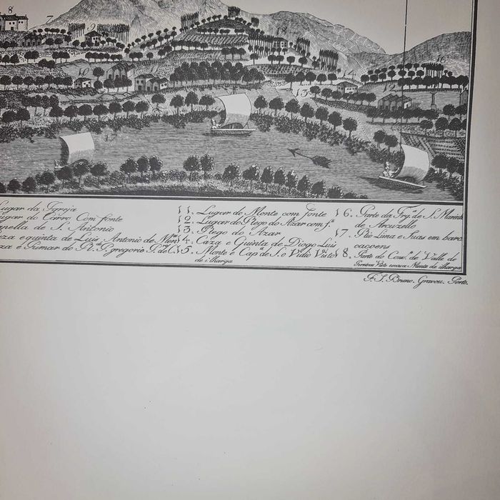 Reprodução Histórica – Vista da Freguesia de Santa Comba do Lima(1780)