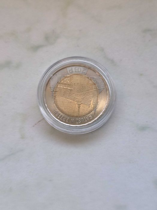 5zł kolekcjonerskie Ratusz w Brzegu