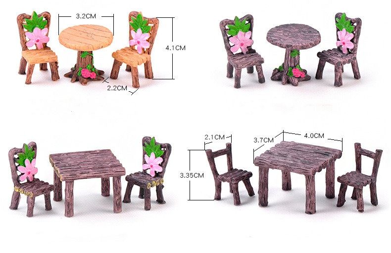 Мини столик со стульями для поделок