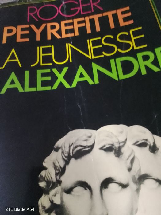 Roger Peyrefitte" La Jeunesse D' Alexandre (O Grande)livro em Francês