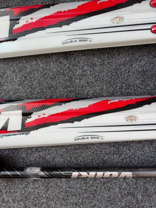 Лижі volkl 1560 мм DOUBLE GRIP LT + Чохол
