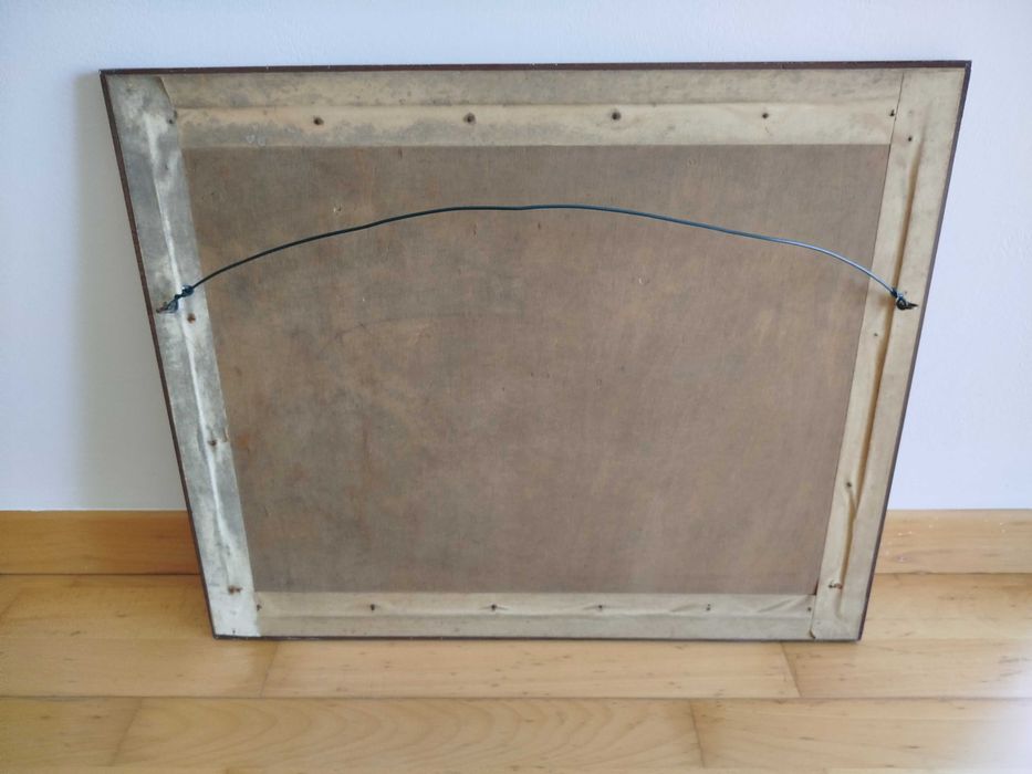 Quadro Antigo, com importante gravura