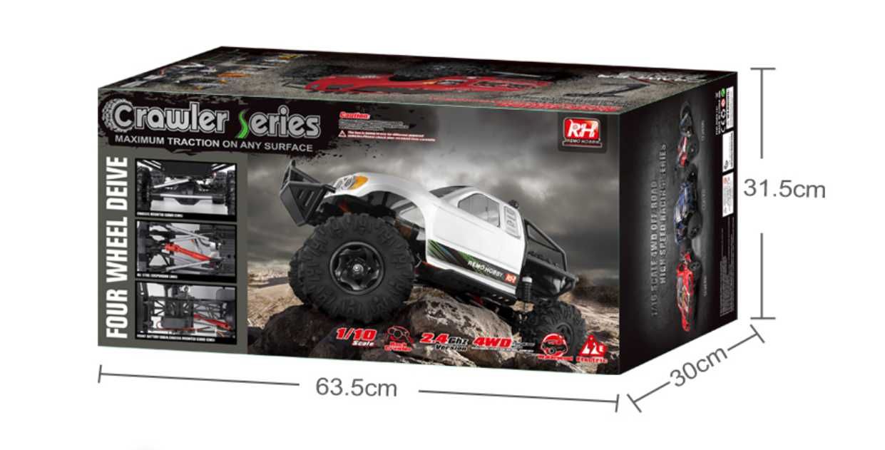 Remo Hobby Trial Rigs Truck 4WD 1:10 RH1093-ST Радіокерована машинка: 8 ...