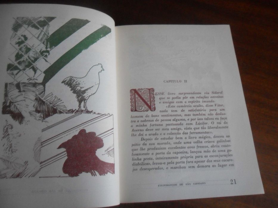 "GRANDE LIVRO DE S. CIPRIANO ou Tesouros do Feiticeiro" de S. Cipriano -1ª Edição de 1971 - AFRODITE