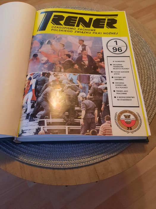 Trener czasopismo fachowe PZPN rocznik 1996