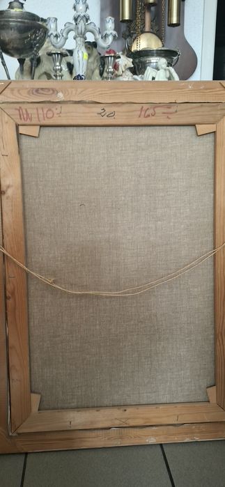 Obraz olejny na płótnie – Akt kobiety – 80x60 cm – Sygnowany