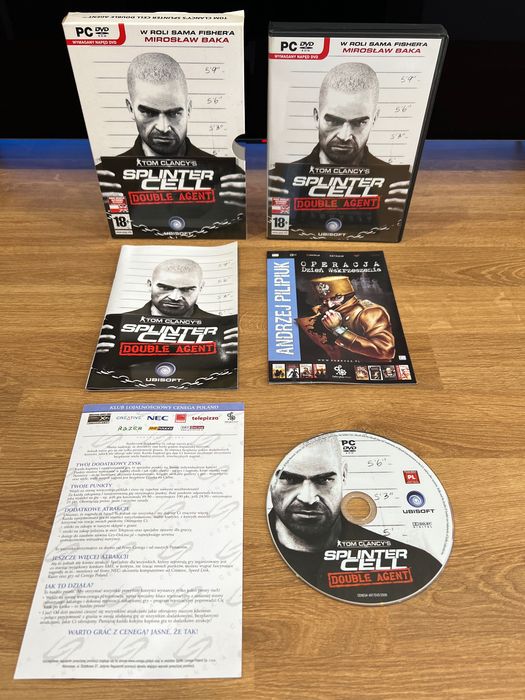 Splinter Cell Double Agent (PC PL 2006) kompletne premierowe wydanie