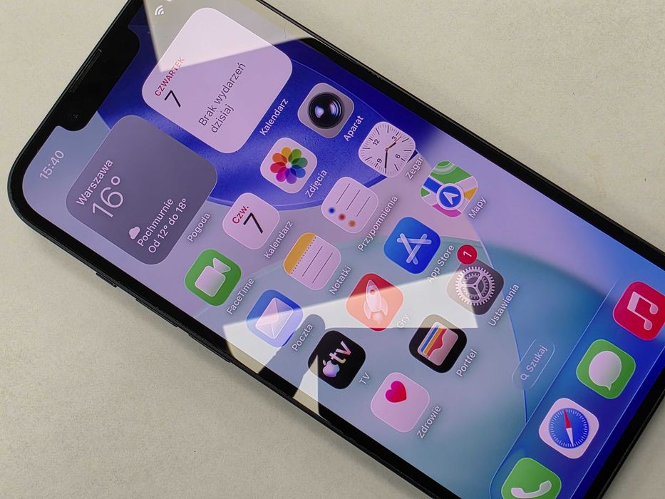 iPhone 14 128GB/ Midnight/ BAT 83%/ Grade A-/ + ładowarka/ GW 12 MSC