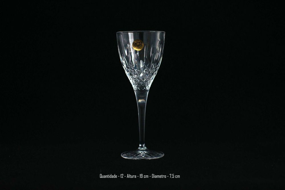 Serviço de 54 peças em vidro Royal Crystal Rock