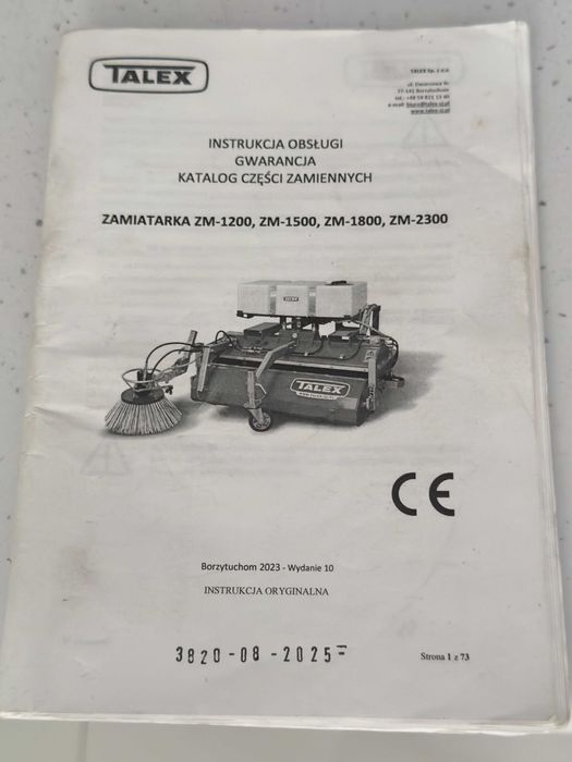 Zamiatarka drogowa Talex Eco Clean 230