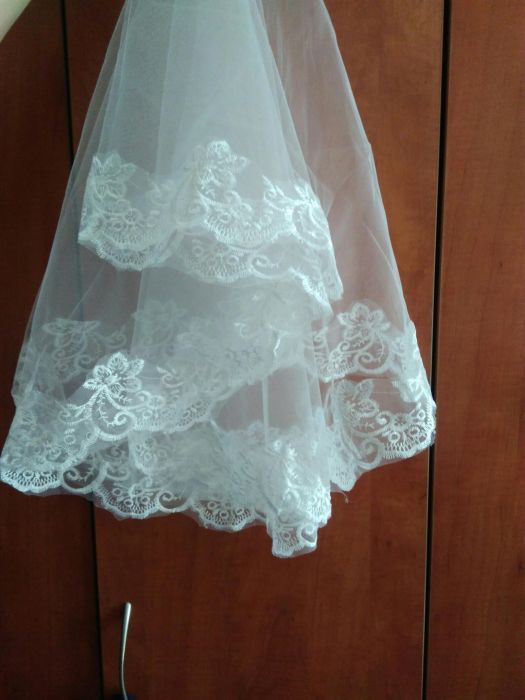 Красивая  фата для свадьбы