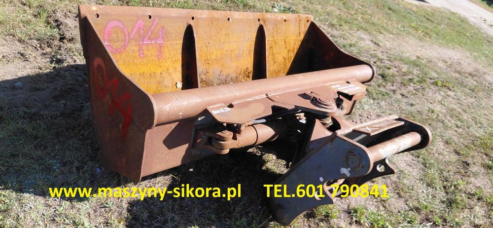 OilQuick 70/55 łyżka skarpówka uszkodzona Verachtert Lehnhoff