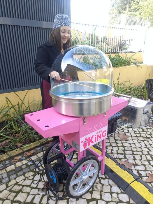 Máquina de Pipocas, Algodão Doce e Gelados