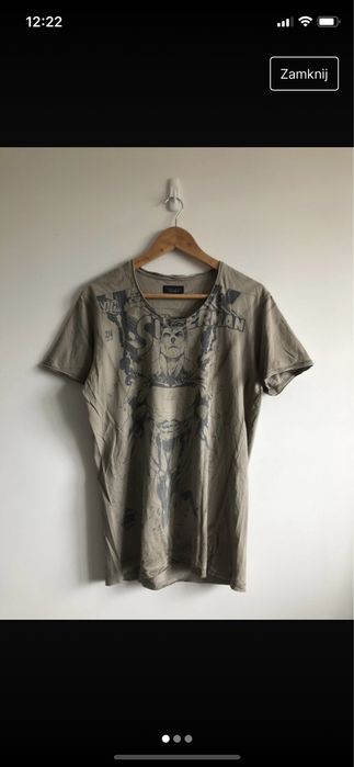 Koszulka T-shirt Zara Man Superman DC komiks bluzka krótki rękaw M