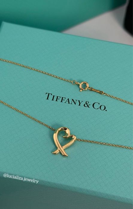 Золоте Кольє Tiffany Оригінал Paloma Picasso Loving Heart