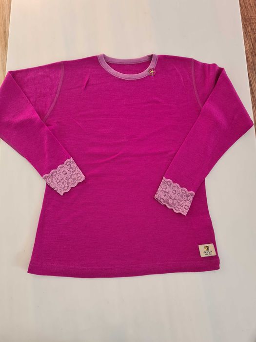 Bluzeczka/koszulka Janus, merino wool/wełna, r. 140