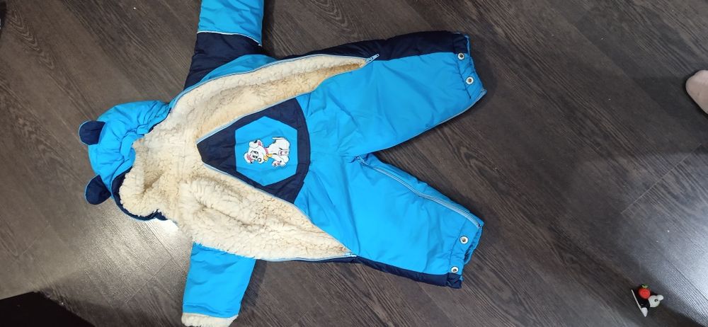 Комбінезон-конверт зимовий дитячий на овчині