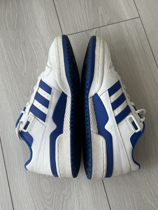 Buty sneakersy adidas forum low niebieskie
