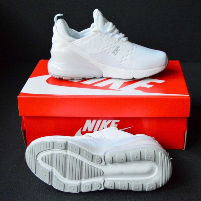 Nike Air Max 270 White Білі кросівки жіночі найк аір макс аир кроссовки