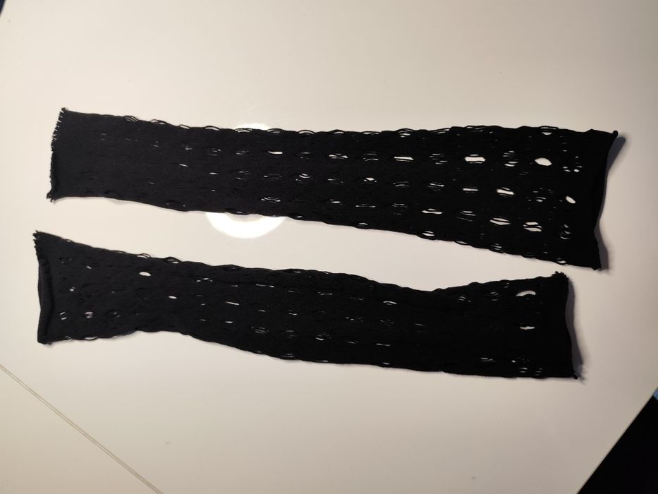 Rękawki mankiety z siateczki ozdobne rękawki vintage retro alternative