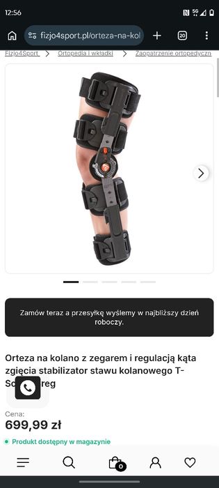 Orteza na kolano - Breg T Scope,