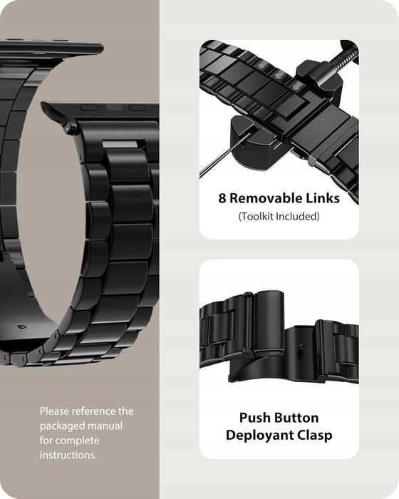 Fullmosa bransoletka Pasek do  Apple Watch 42/ 44 /45 mm