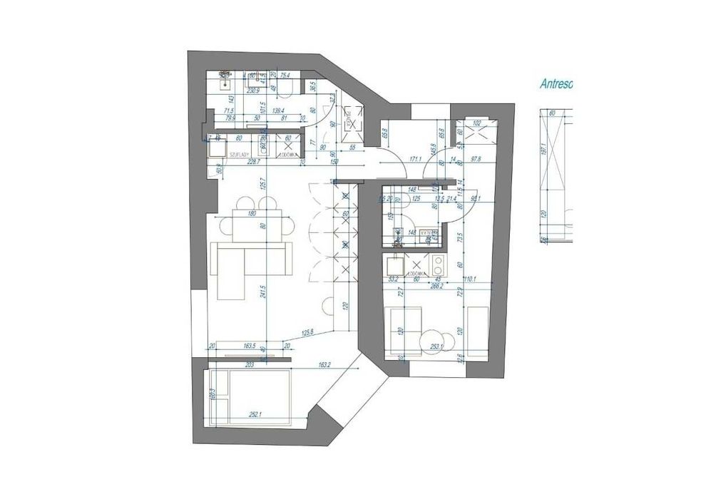 !!-5min do RYNKU-SUPER INWESTYCJA 5000 Miesięcznie-2 Kawalerki wysokość 4 metry !-46 m²+10 m²-wysoka ANTRESOLA ok 165cm-MEDIA MIEJSKIE-!! - Widok 6