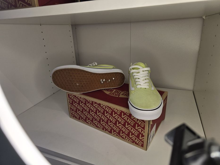 Vans old skool clássico verde alface