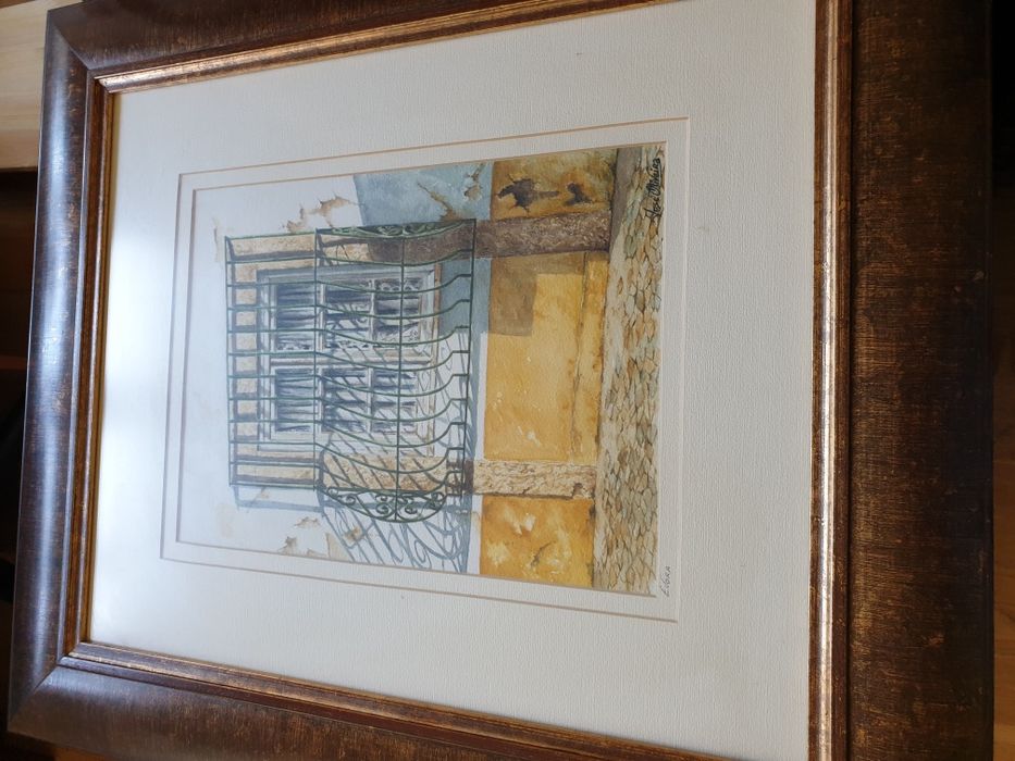 Serigrafia / Aguarelas de José Oliveira