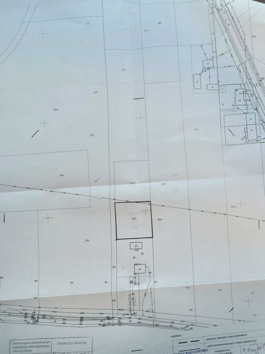 Działka z warunkami zabudowy 7 km od Płocka
