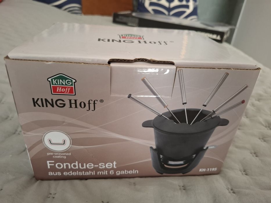 Zestaw do fondue Kinghoff - nówka nieśmigana