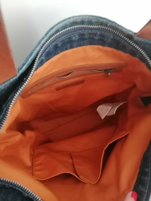 Mala de pele e ganga marca Salsa