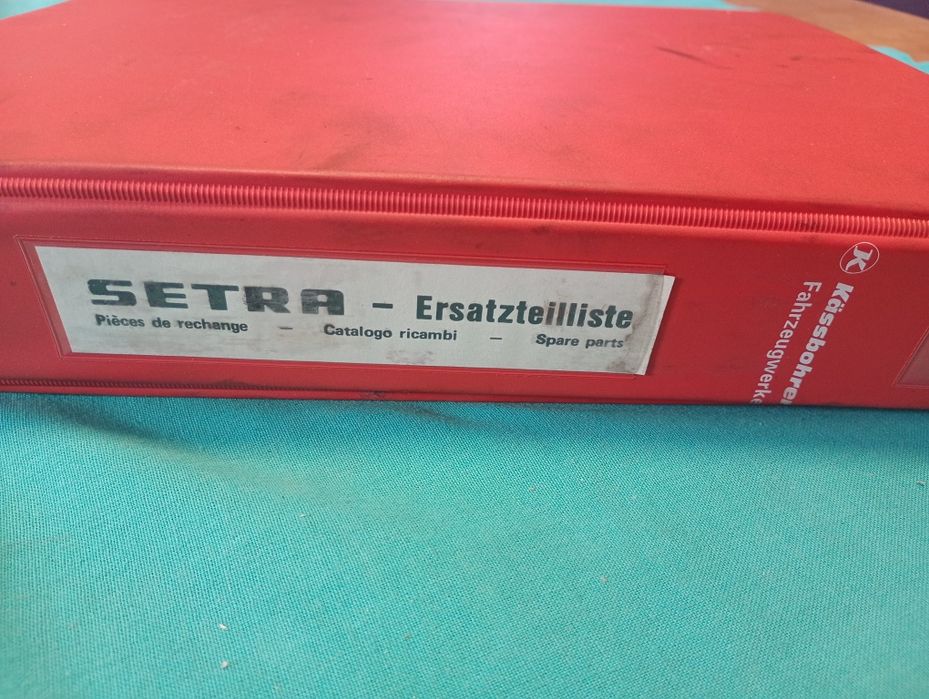 SETRA S 215 Katalog Części Autobus Kassbohrer Autokar Spare Parts