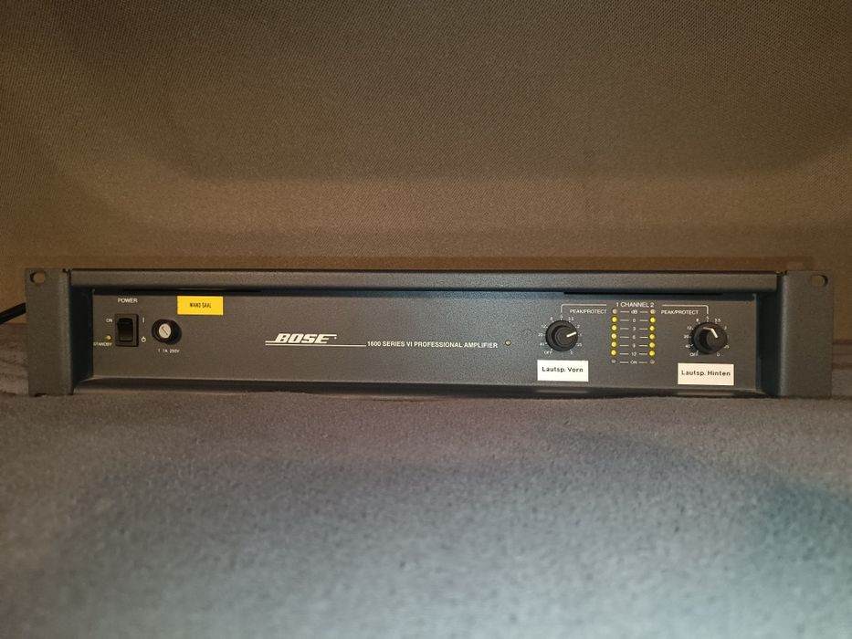 Bose 1600 Series VI Professional Power Amplifier z karta 502A