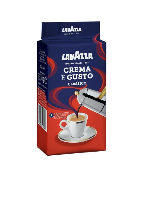 Кава мелена Lavazza Crema e Gusto 250 г/опт