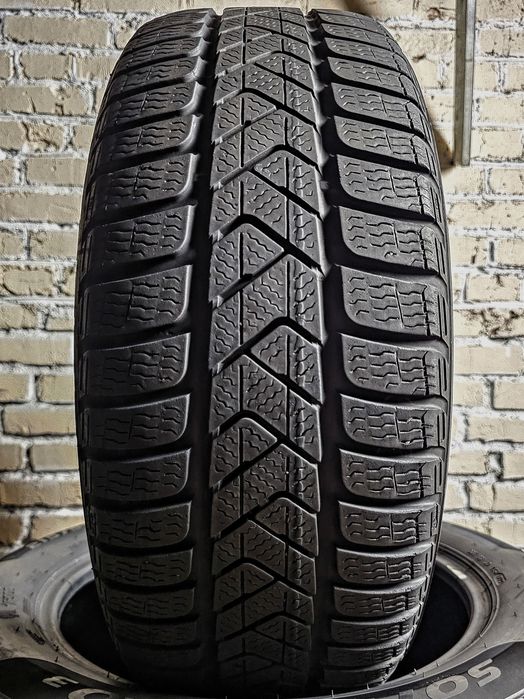Зимові 215/55r17 Pirelli | 2023 | 7mm | Преміум шини | Антипрокол | Комплект / 4шт | Ідеальний стан, без пошкоджень, без ремонтів, без дефектів