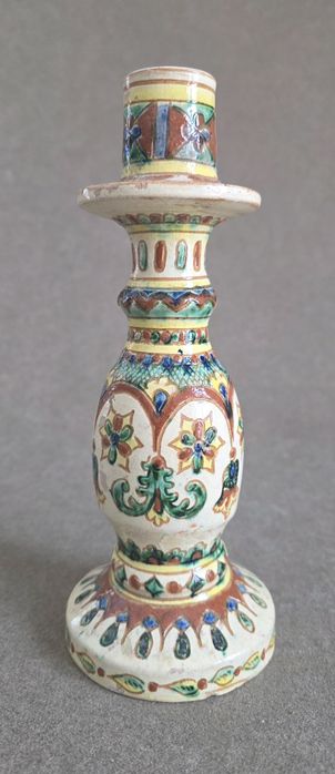 Ceramiczny świeczników Huculski - Kazimierz Woźniak Oława