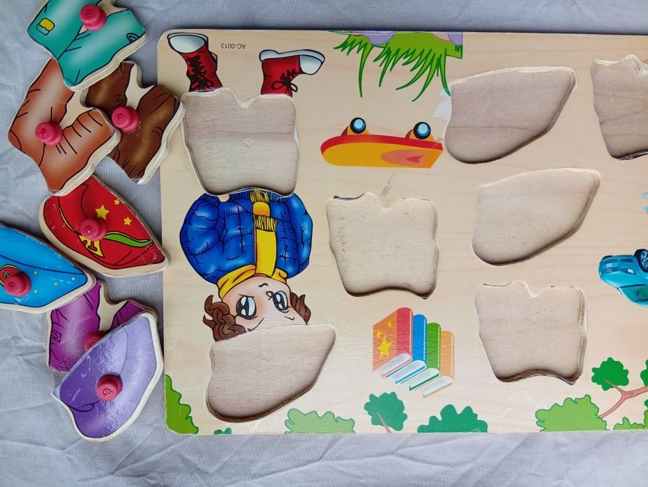 Puzzle encaixar roupa