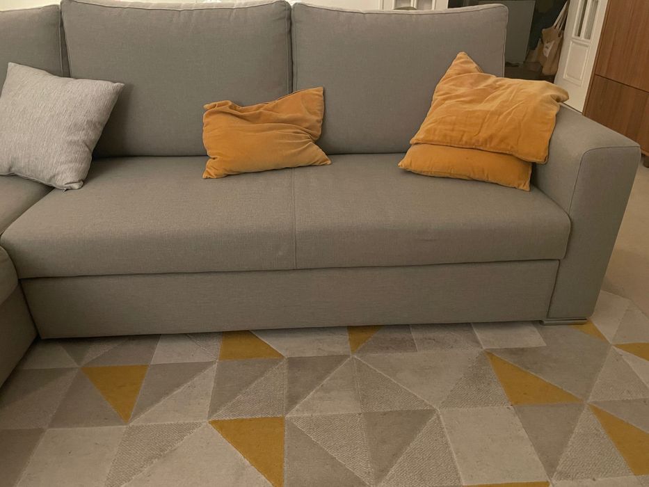 Sofá cama c/ chaise long