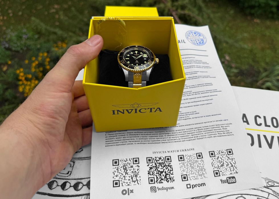 Годинник чоловічий Invicta 27614 Grand Diver Automatic 47 мм 300 МТ NH35A