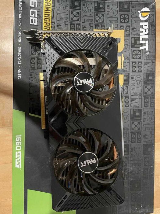 NVIDIA - 中古　Palit　GeForce GTX 1660 SUPER Karta graficzna Palit GeForce GTX 1660 SUPER GamingPRO 6 GB