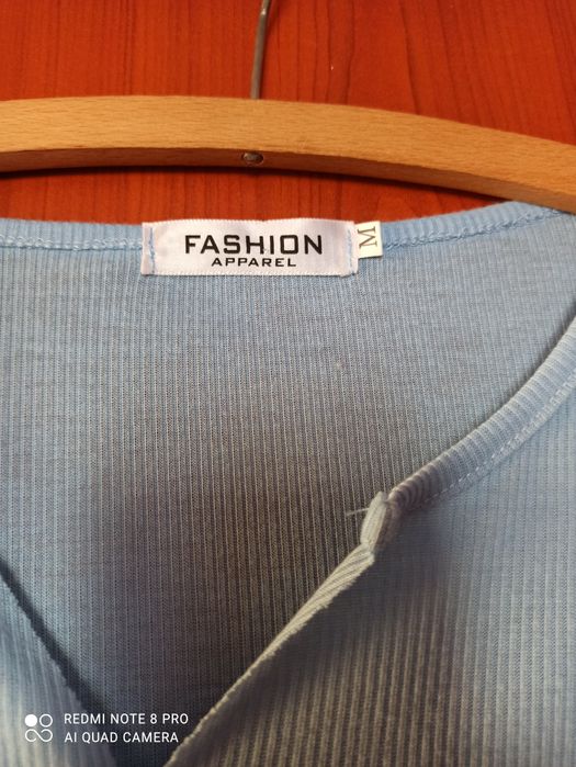 Niebieska bluzka prążek