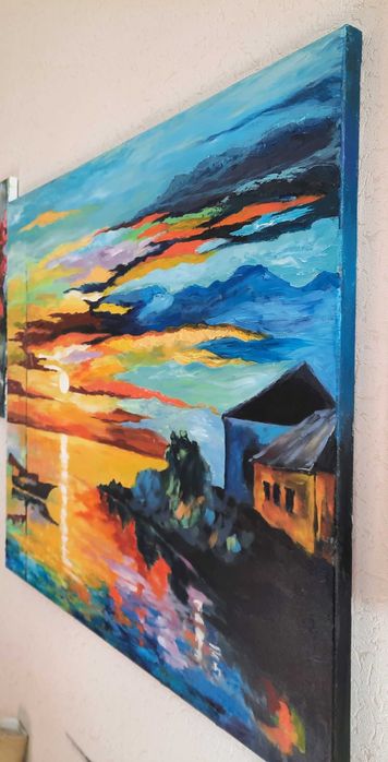 Картина. Морський пейзаж. Акрил. Ручна робота
