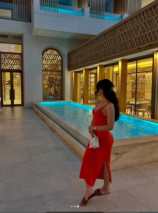 Жіноча літня сукня помаранчевого кольору Papaya